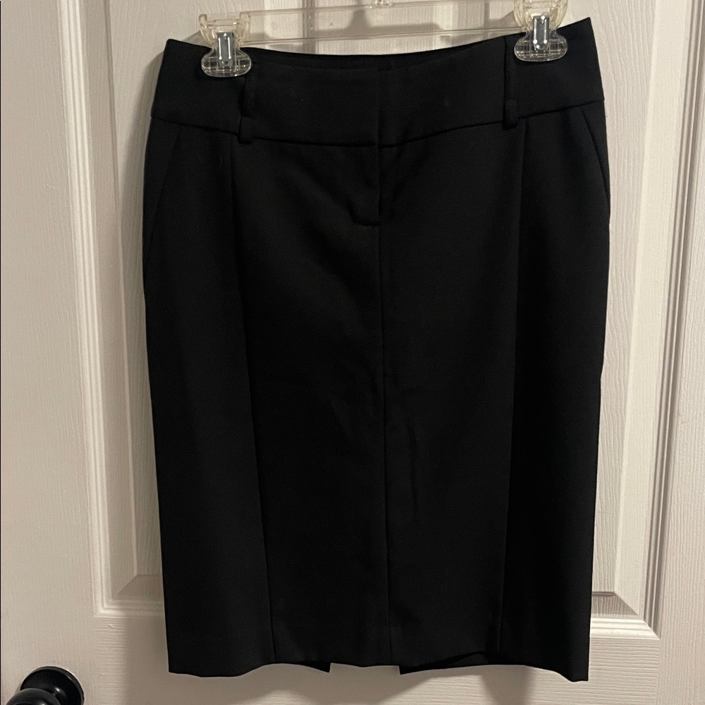 Express Elegant Black Pencil Skirt